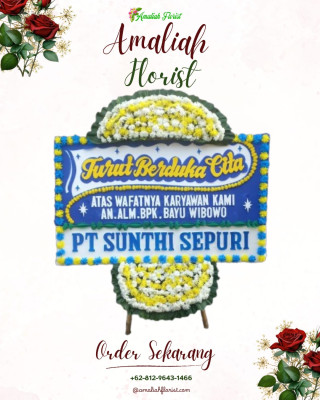 Papan Bunga Duka di Joyotakan