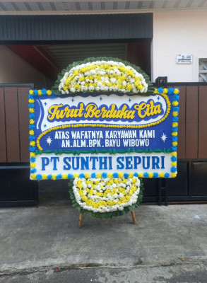 Papan Bunga Duka di Joyotakan