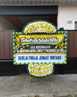 Papan Bunga Duka di Joyotakan