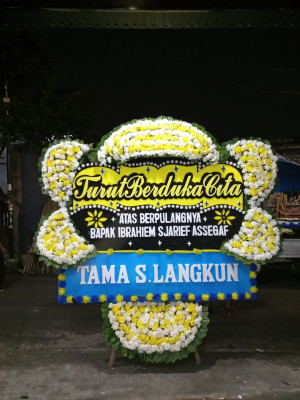 Papan Bunga Duka di Joyotakan